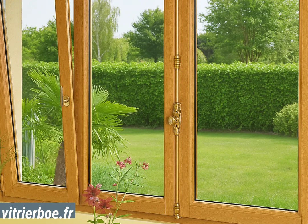 Installation de fenêtre en bois sur mesure Boé