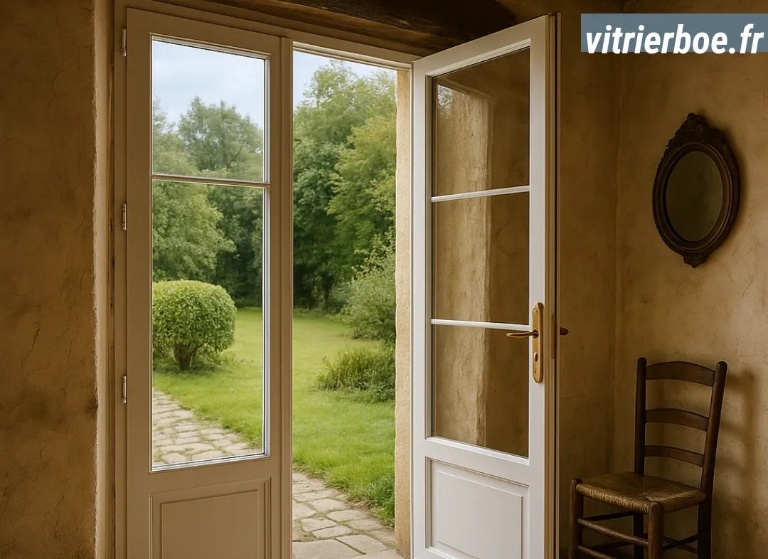 Installation de fenêtre en PVC Boé