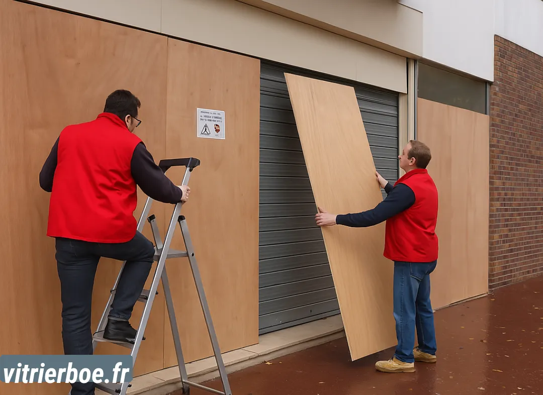 Mise en sécurité fermeture provisoire Boé